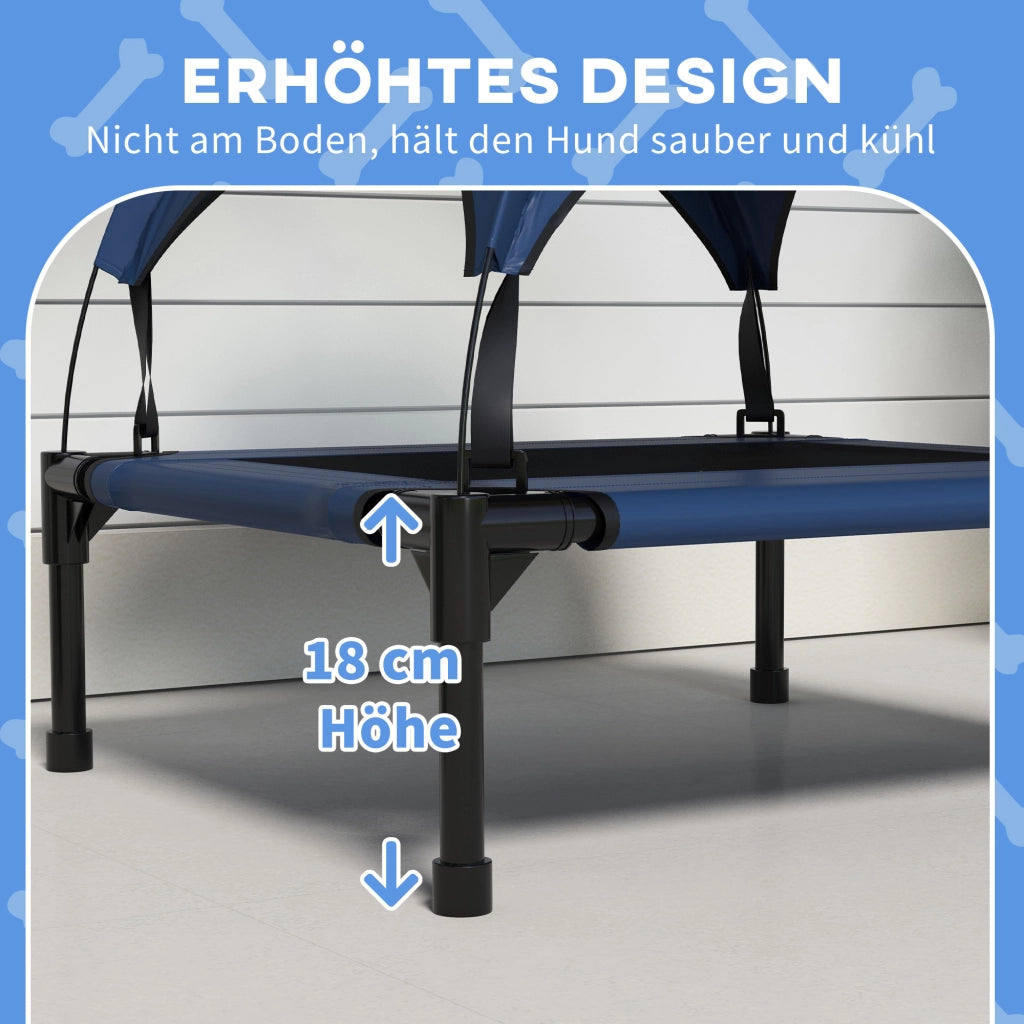 Cuccia per Cane con Tetto ¨C Minimal ¨C Blu Scuro 76x61x69.5 cm
