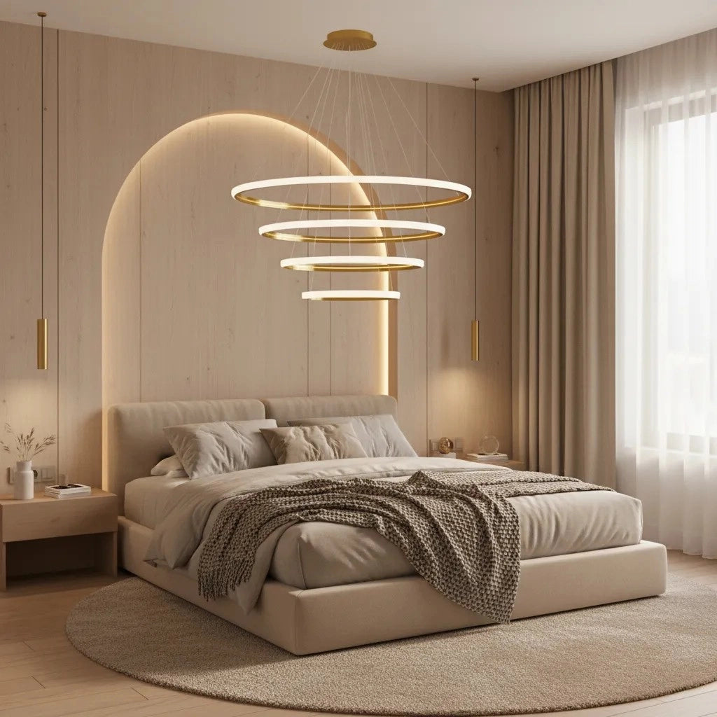 Lampada A Sospensione Lhj009-cp4 Gold