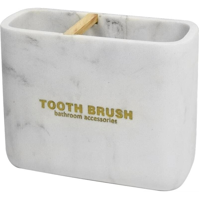 MAURY'S MARBLE PORTA SPAZZOLINI DA BAGNO EFFETTO MARMO