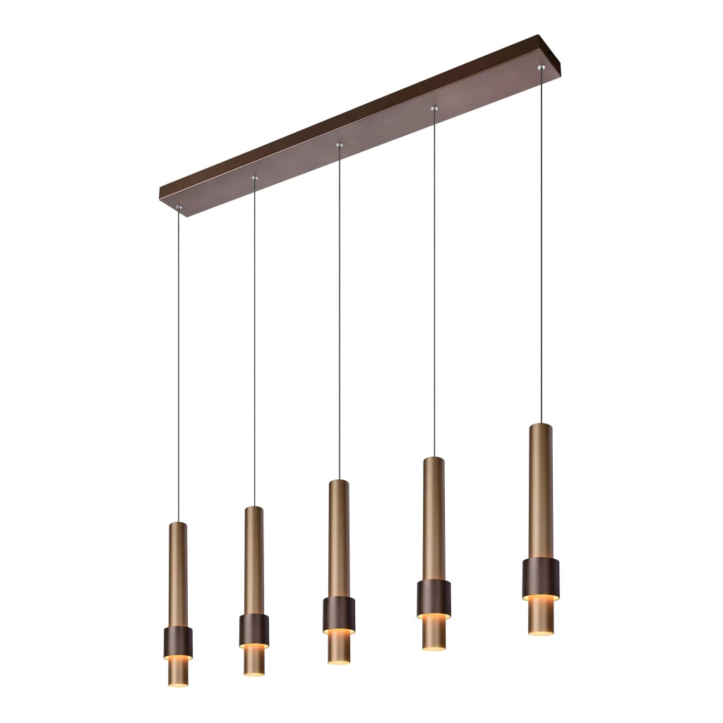 Lampada a sospensione Margary bronzo LED 22W Lucide