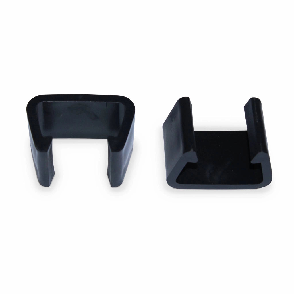 Set di 6 connettori per mobili da giardino, nero