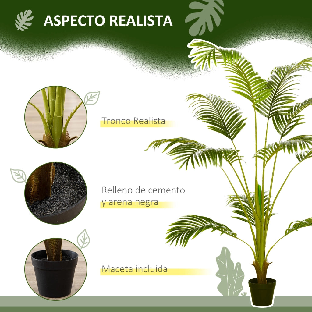Palma Areca Artificiale ¨C Minimal ¨C Verde 170 cm ?15 cm