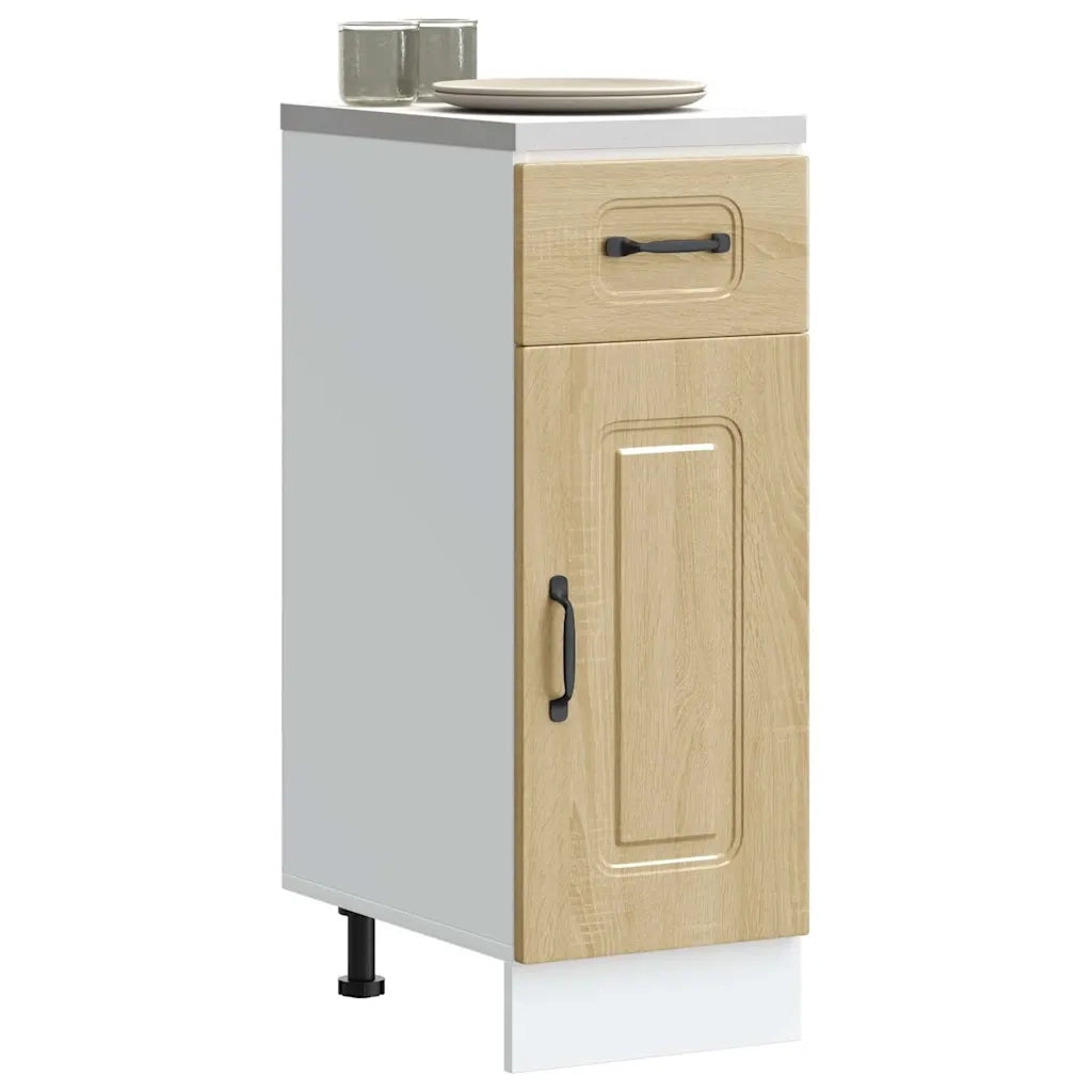 Base da Cucina Kalmar Rovere Sonoma in Legno Multistrato 853460