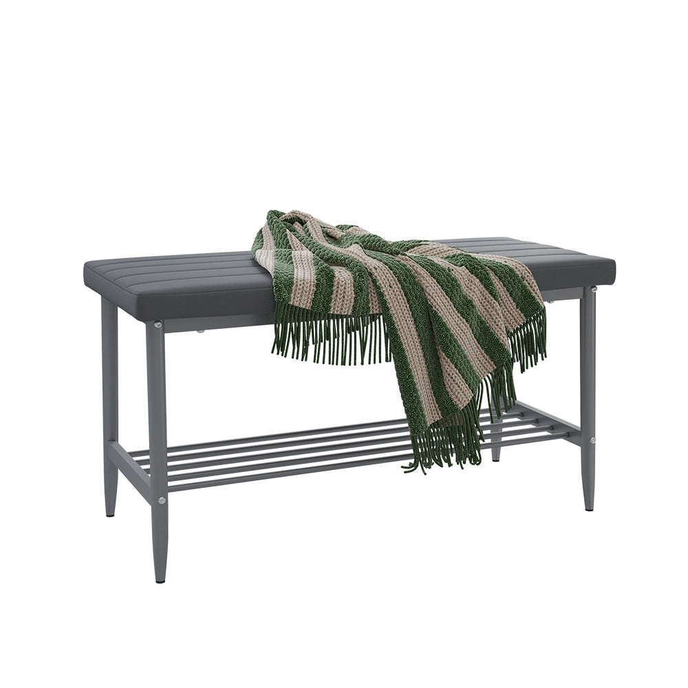 Vicco panca ad angolo Grigio 85 x 35 cm