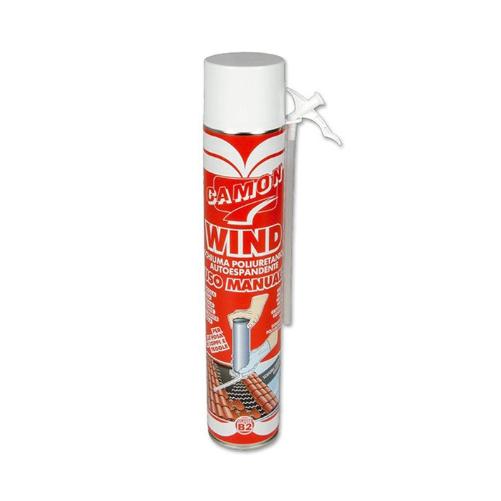 SCHIUMA POLIURETANICA PER COPPI E TEGOLE WIND- 750 ml - Wind per pistola- CAMON- pezzi 1
