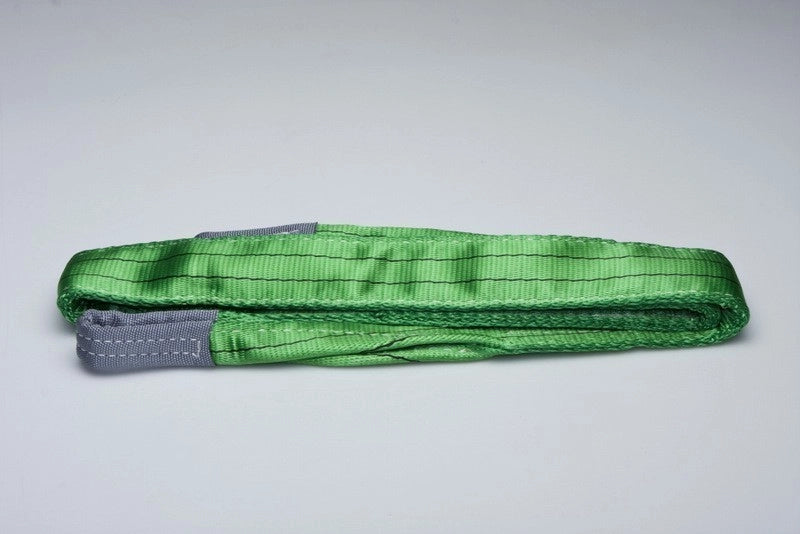 Cinghia sollevamento 60mm 5m 2 ton doppio strato verde per carichi pesanti