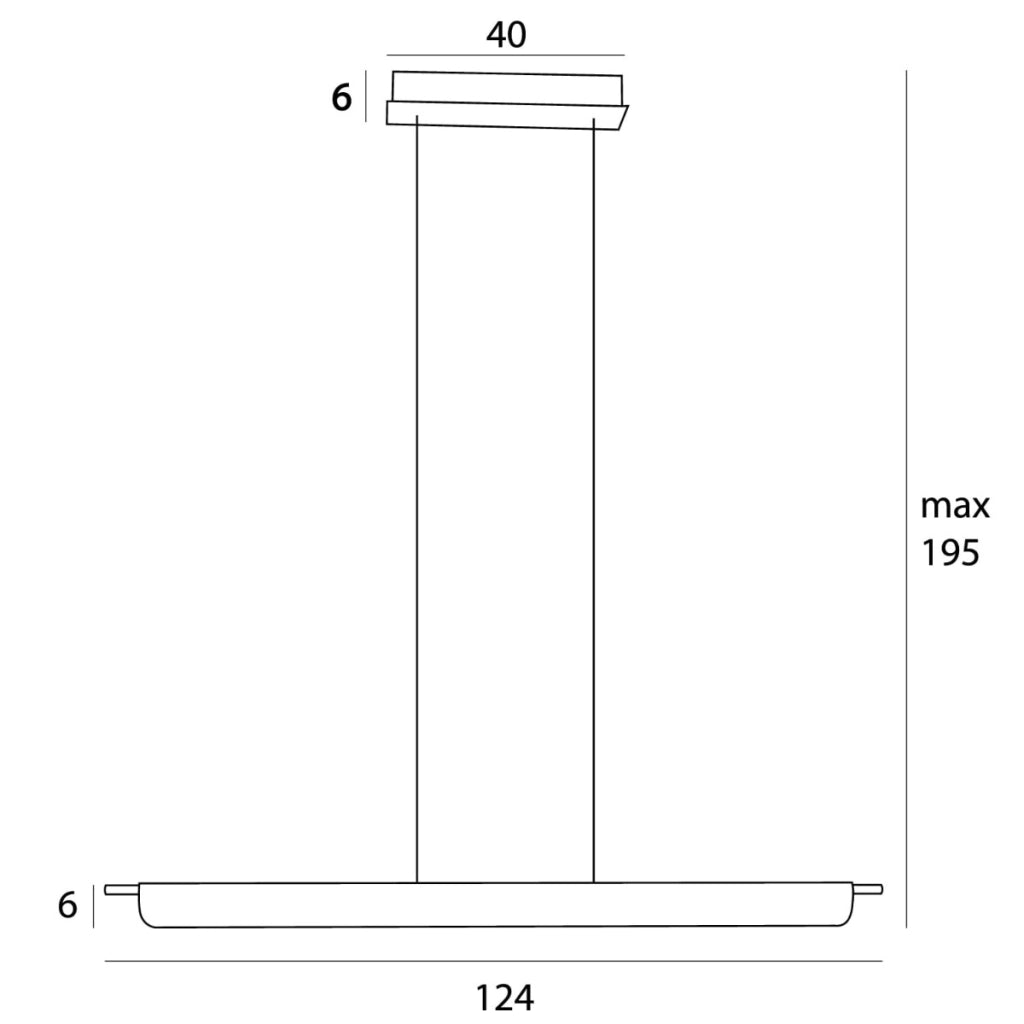 Lampada sospensione Maxlight JO-JO LED 40W CCT nero oro