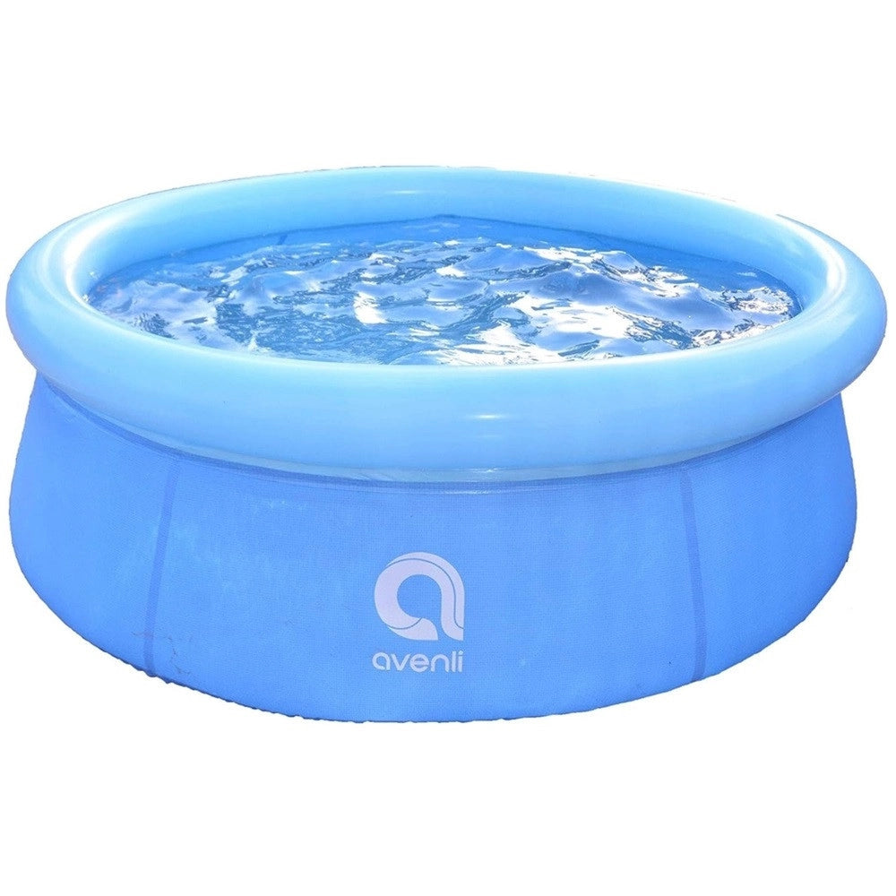 Trade Shop - Piscina Anello Gonfiabile Per Famiglia 168x51cm Fuori Terra Esterni Cortile 016179 -