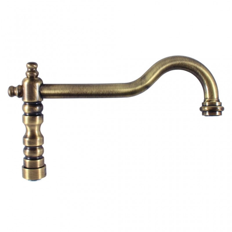 ROMANTIC miscelatore lavabo retrò con pop-up in ottone