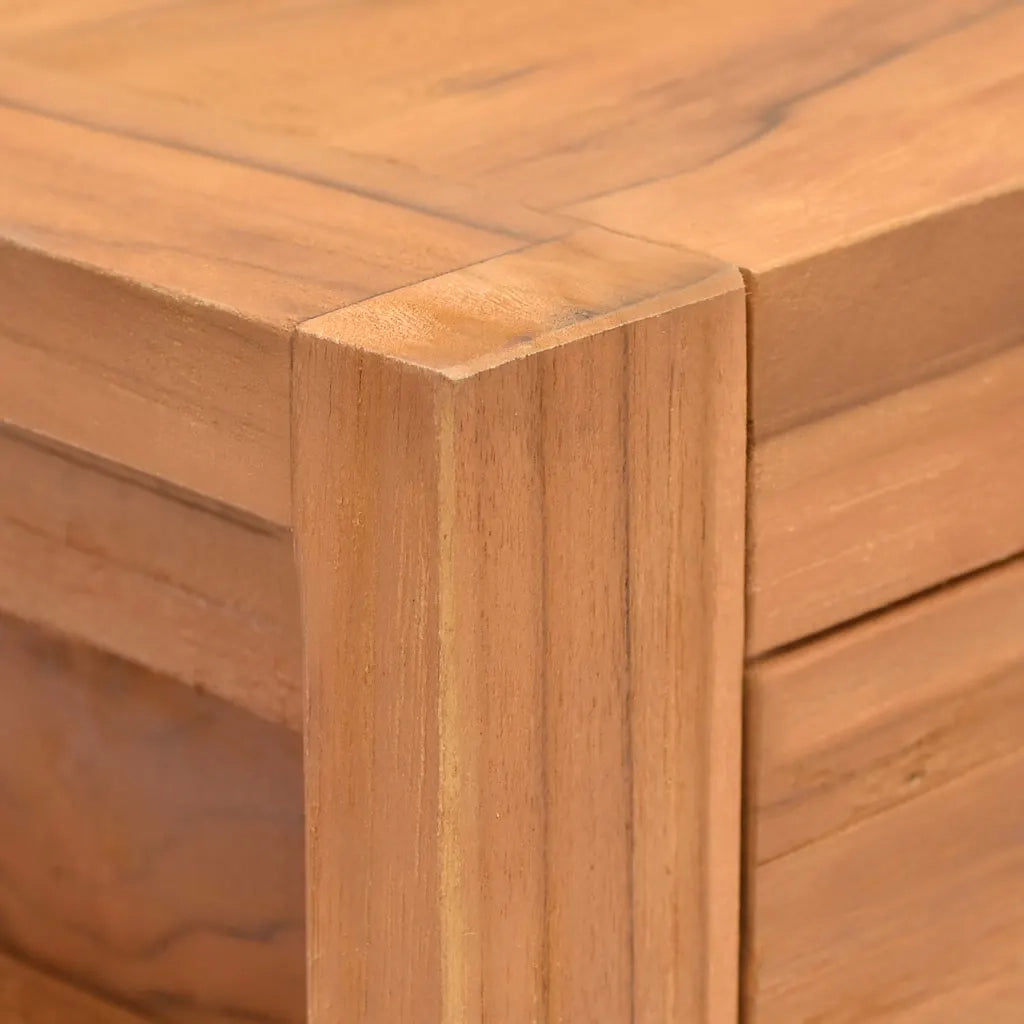 Scrivania | Tavolo da Ufficio con 2 Cassetti 100x40x75 cm in Legno di Teak