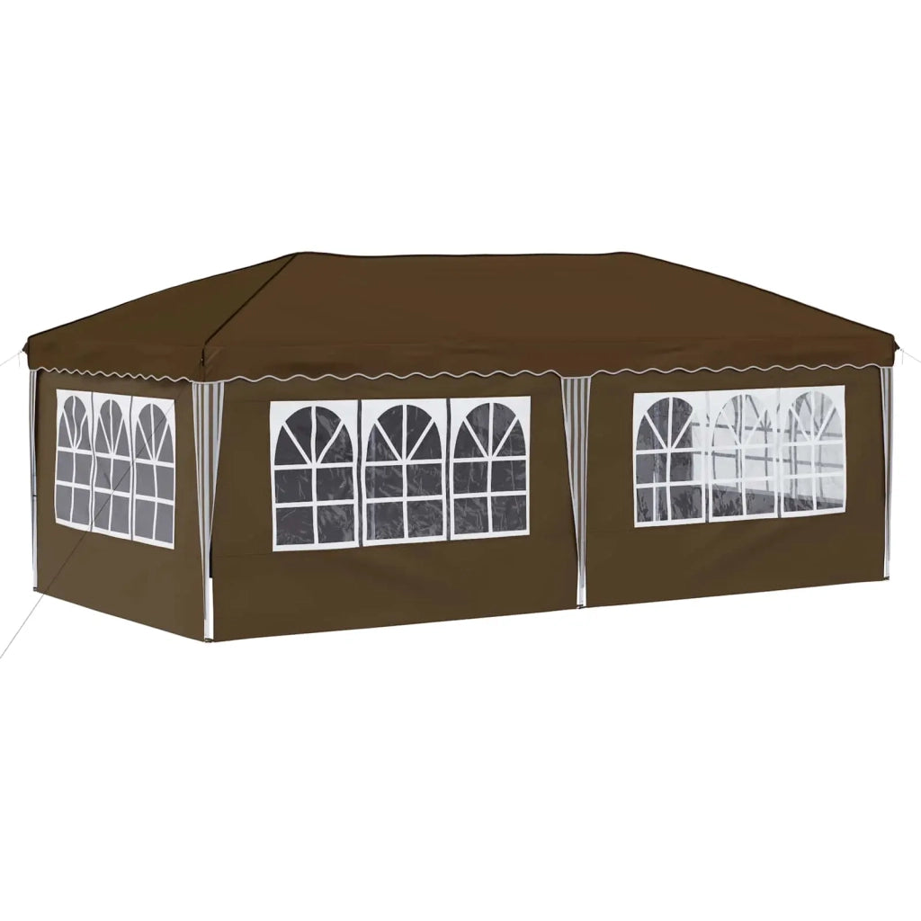 Tenda per feste a pop-up 575 x 288 x 245 cm Tortora 42019806