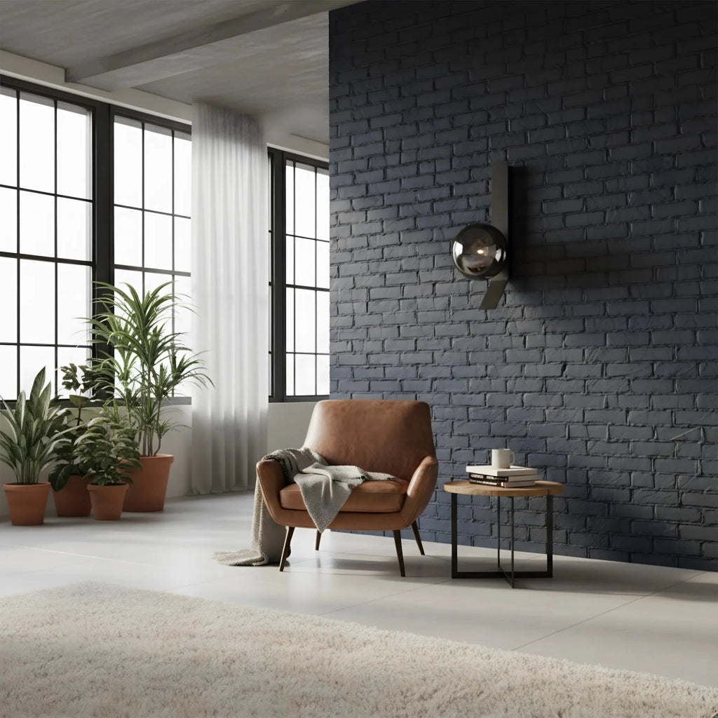Applique Da Parete APP1757-1W Cromo Nero