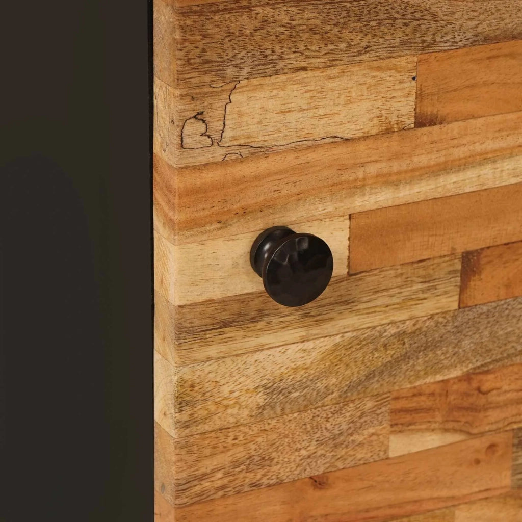 Mobile laterale | Tavolo laterale | Tavolino Marrone 40 x 33 x 75 cm Legno di mango massello