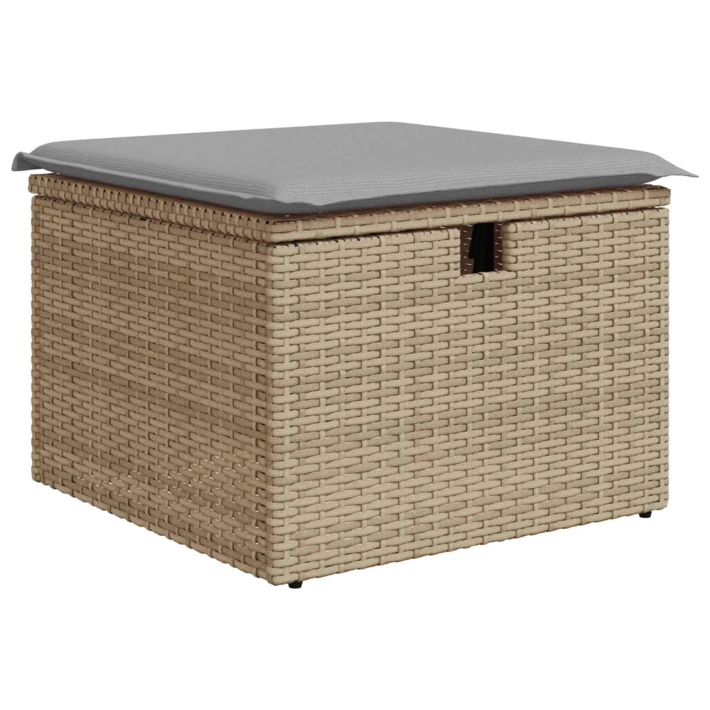 Set di divani 5 pcs Beige e Grigio Chiaro polyrattan 3359059