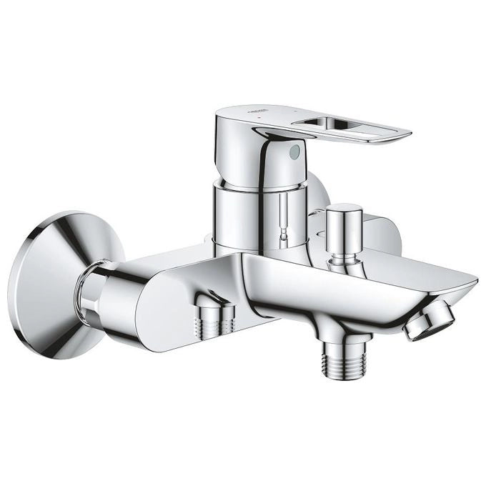 Grohe 23354001 Start Loop Miscelatore Doccia a Leva Singola 1-2'' Montaggio a Parete Cartuccia Ceramica 35 mm Limitatore di Temperatura colore Cromo