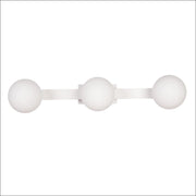 Applique bagno moderna bianca LED 9W CCT 3xG9 Magnet