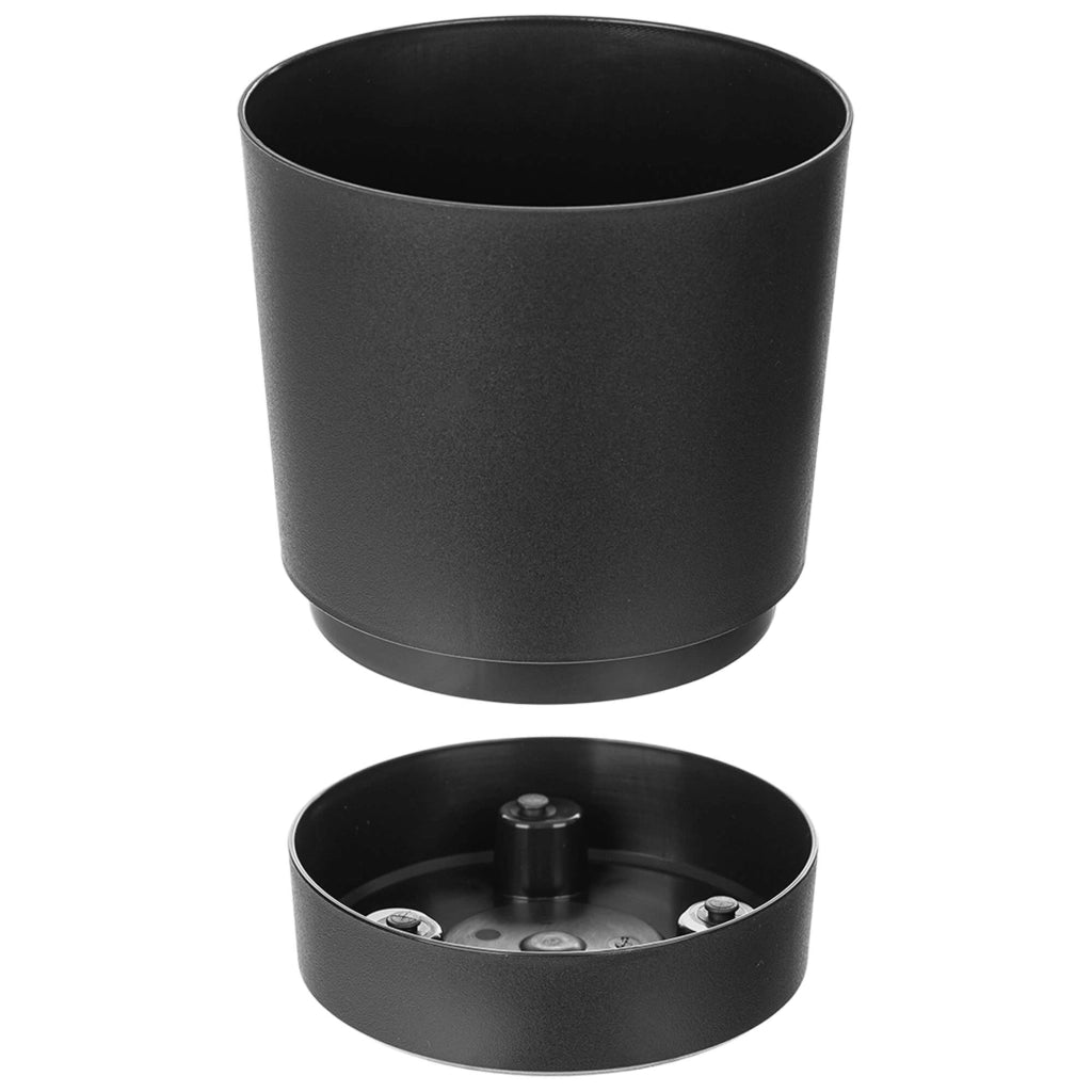 Vaso da fiori KADAX con supporto, rotondo, in plastica, 14,5 cm
