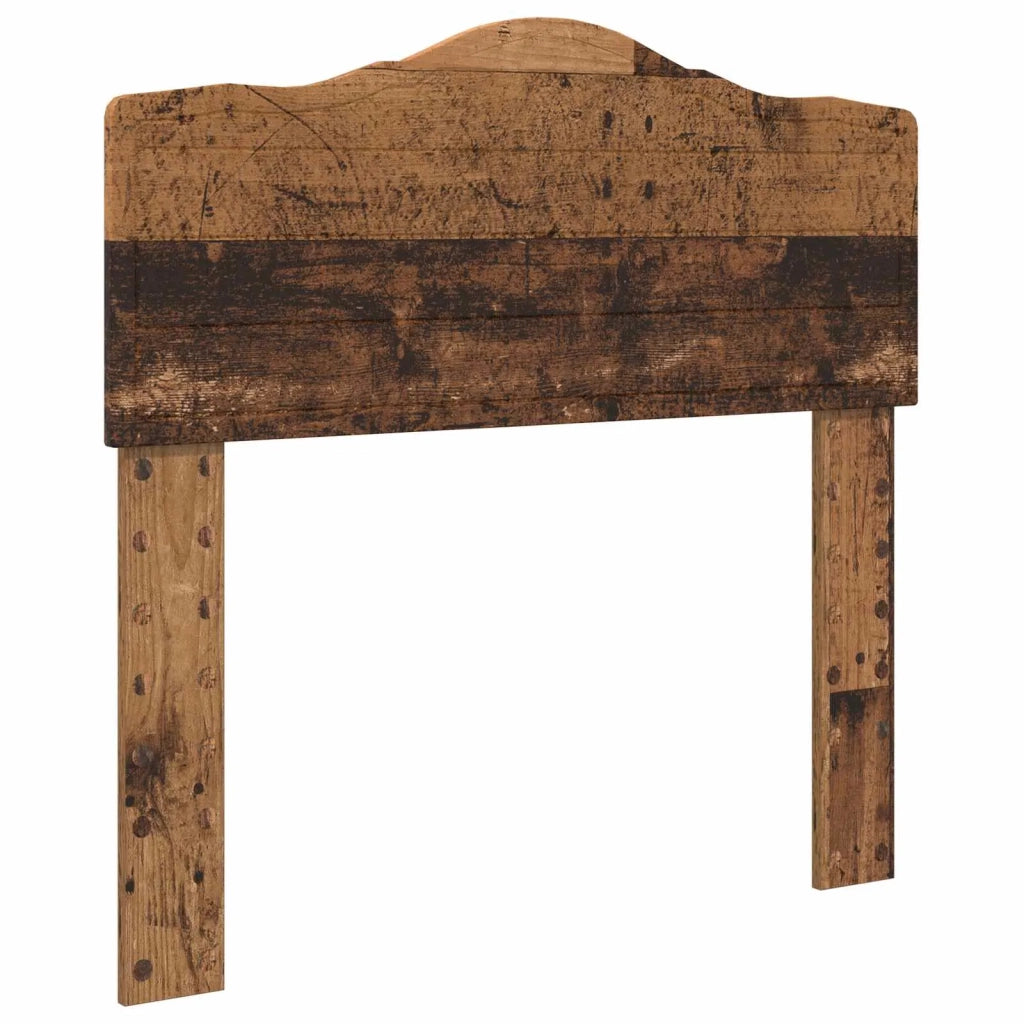 Letto singolo | Letto per adulti | Struttura del letto Legno vecchio 75 x 190 cm Pino massello