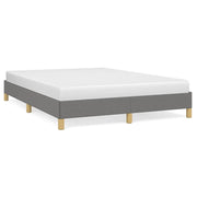 Letto matrimoniale | Letto per adulti | Giroletto senza Materasso Grigio Scuro 140x200 cm Tessuto