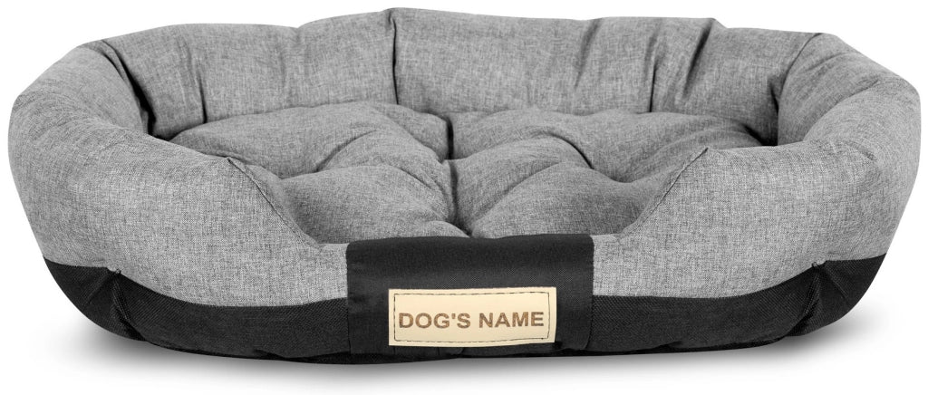 AIO FACTORY Cuccia per cani 75x50 cm personalizzabile impermeabile grigio
