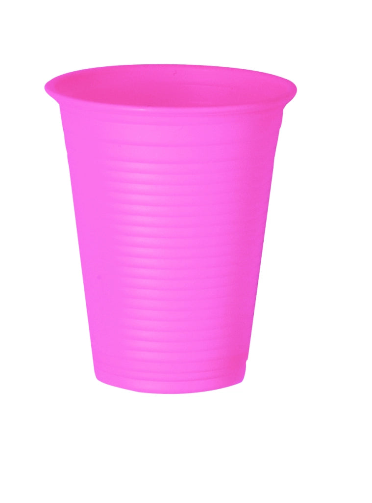 MAURY'S BIOPLASTIC BICCHIERI 200 ML 50 PEZZI IN COLORAZIONE ROSA