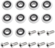 Ruote per Finestre Scorrevoli in Nylon/Kupronickel - 19 mm - Ruote Reservarie Durissime in Acciaio Inox
