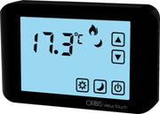 TERMOSTATO DIGITALE DA PARETE VELUS TOUCH ANTRACITE ORBIS