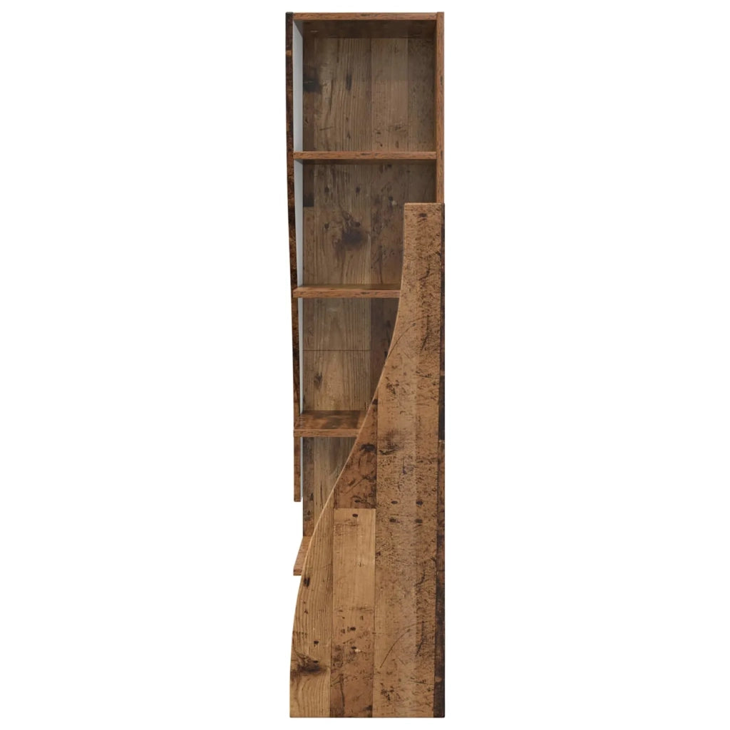 Mobile angolare Legno vecchio 32x32x140cm Legno multistrato 889883