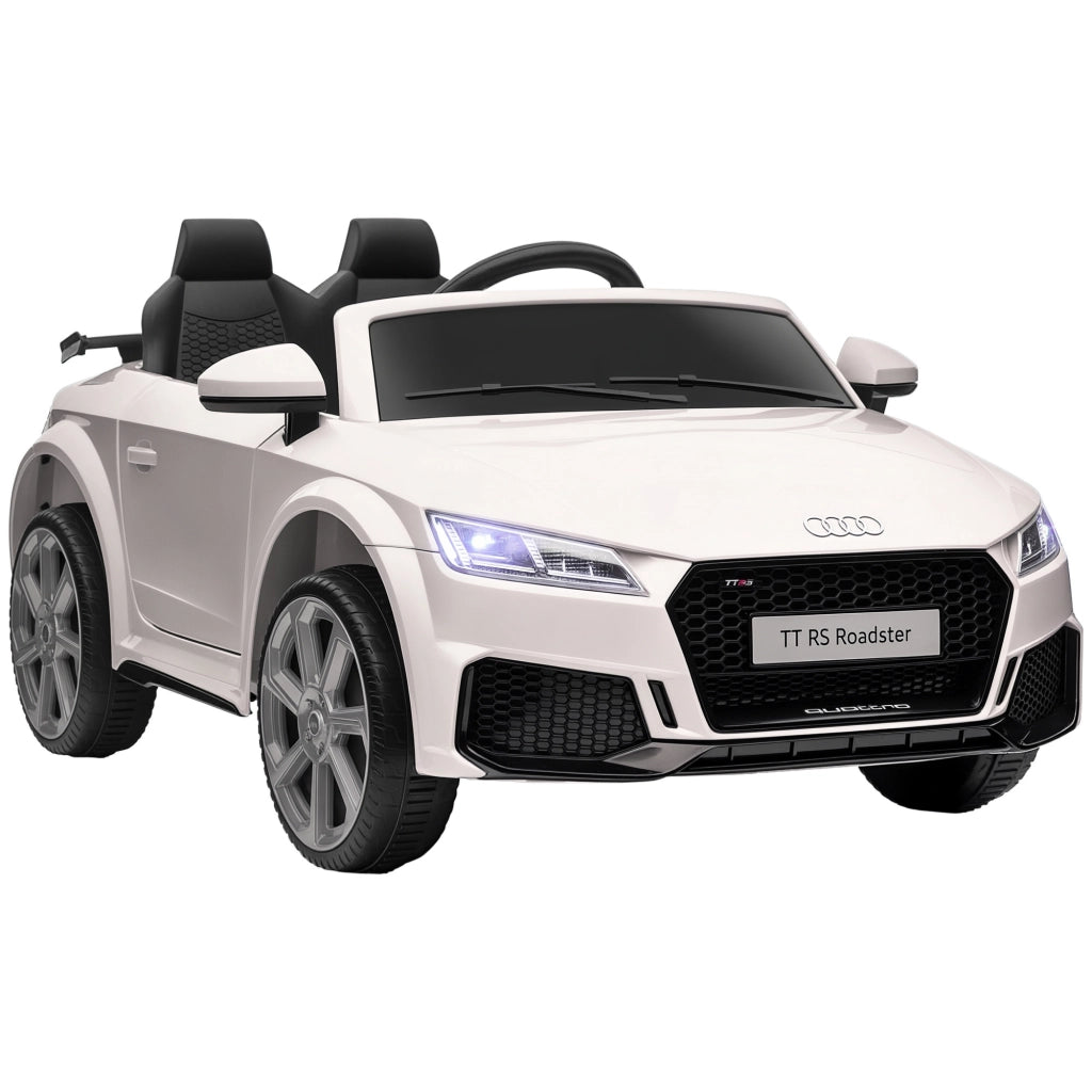 Auto elettrica per bambini Audi TT RS 12V ¨C Minimal ¨C Bianco