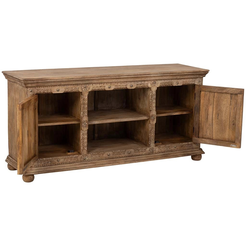 Credenza in legno marrone 165x45x76
