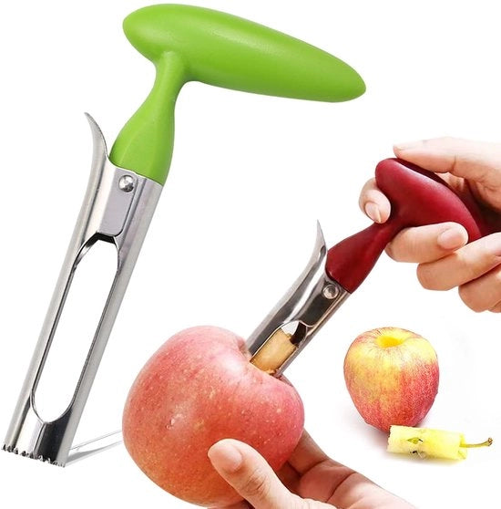 Pomodoro Trituratore portatile - 2 pezzi - Manico in PP - Lama a scaglie - Effettivo per rimuovere semi di frutta - Trituratore di frutta