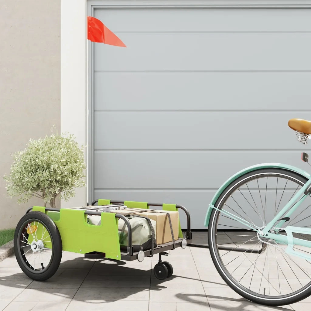 Rimorchio da Bici Verde Oxford e Ferro 94193