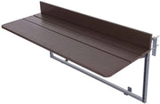 Tavolo per balcone pieghevole - altezza regolabile - profilo in alluminio - impermeabile - duraturo - ideale per superfici piccole - tavolo pieghevole