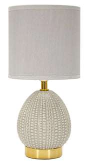 LAMPADA DA COMODINO FLAVI GRIGIA CM Ø 15X30,5