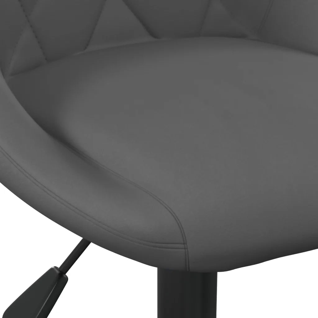 Sedia da Ufficio Grigio Scuro in Velluto 3088847