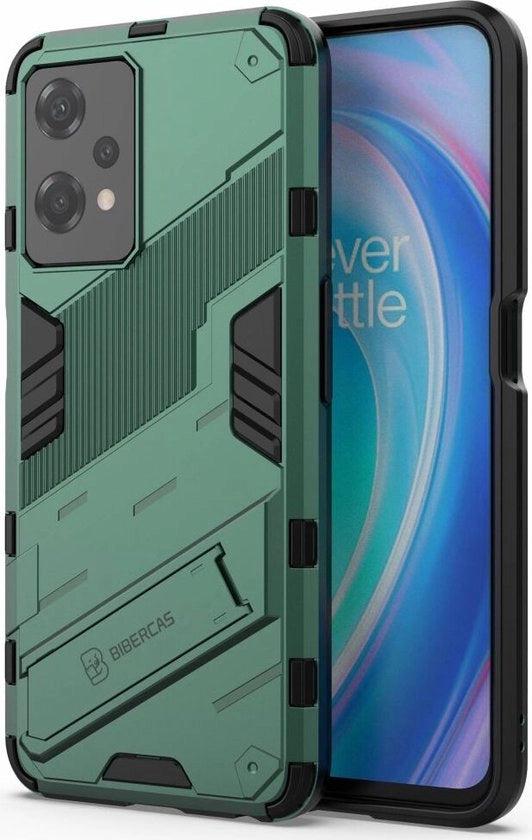 Copricapo Shockproof con Supporto a Sbalzo per OnePlus Nord CE 2 Lite - Verde