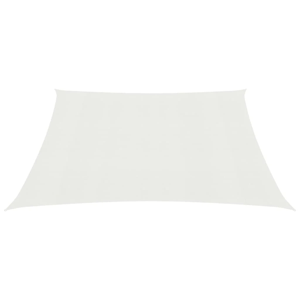 Vela ombreggiante/ombrellone 160 g/m² bianco 4 x 4 m HDPE 02_0009027