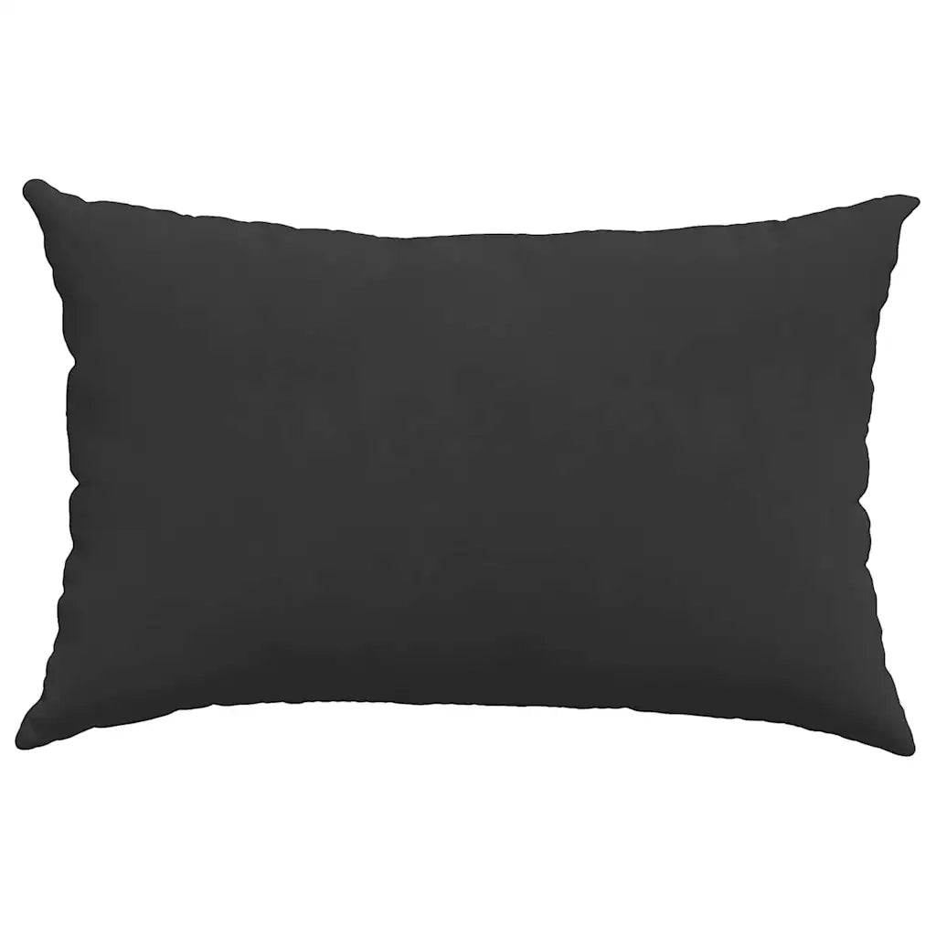 Cuscini da Divano 2 pcs Nero 60 x 40 cm Tessuto 42013685