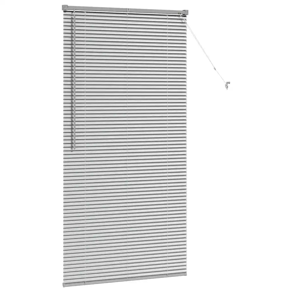 Tendaggi a Veneziana | Tenda a lamelle Argento 175 x 90 cm Alluminio