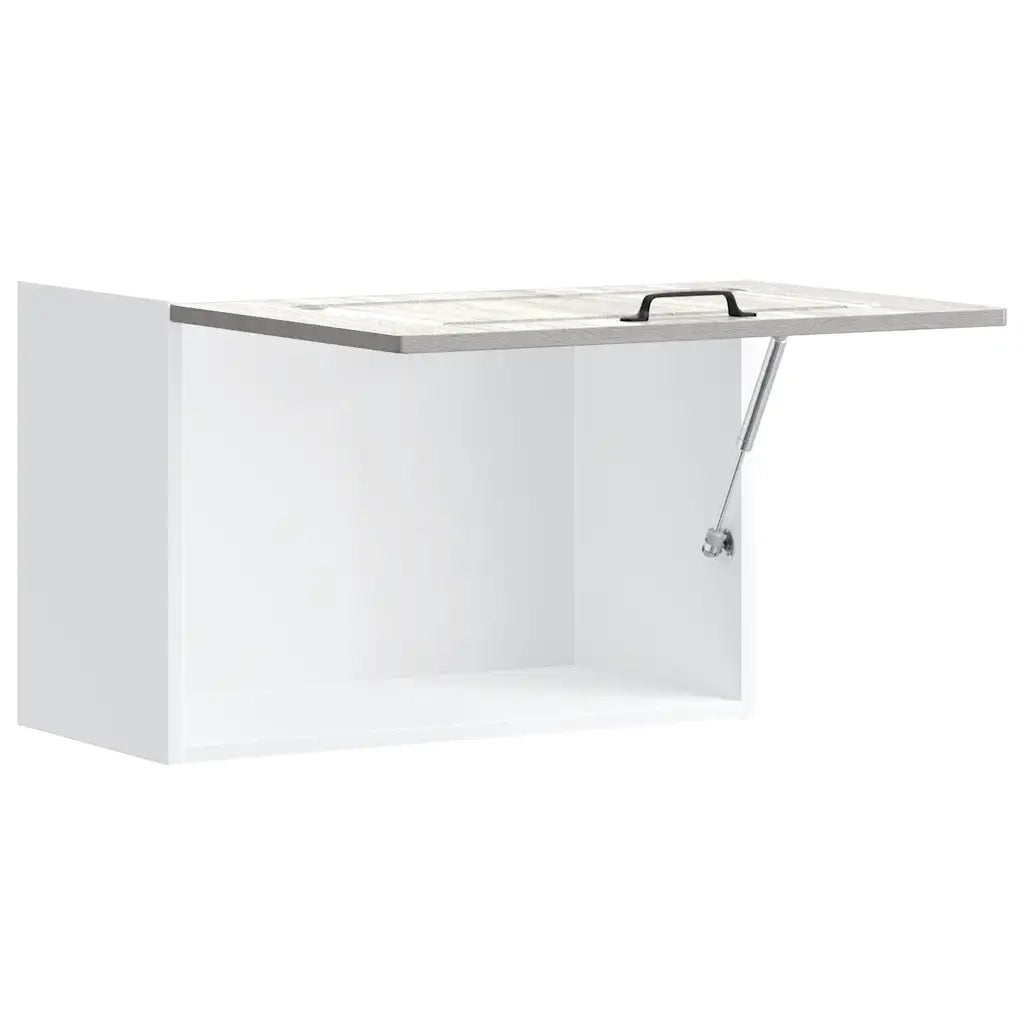 Pensile da cucina dal design moderno con spazio di archiviazione ottimale 60 x 31 x 40 cm legno composito grigio 02_0050008
