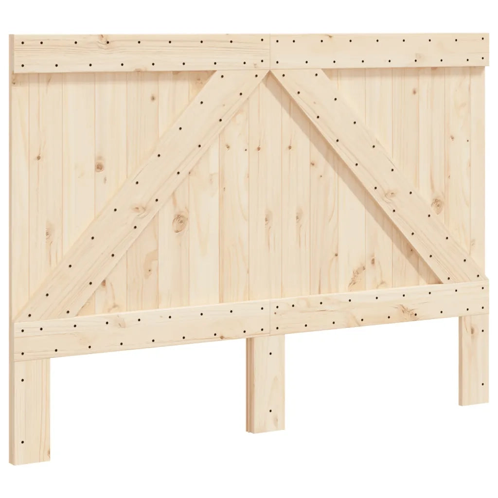 Testiera-Testata-Testiera Decorativa 140x104 cm in Legno Massello di Pino 675091