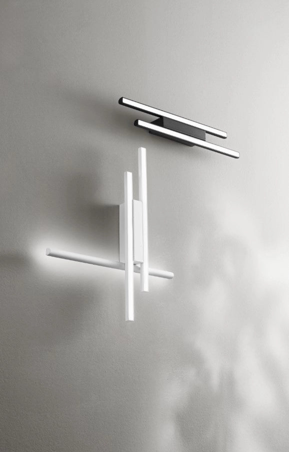 APPLIQUE MOVIDA/2 NERO A LED 3000K 615LM 16W DIMMERABILE 50X8CM