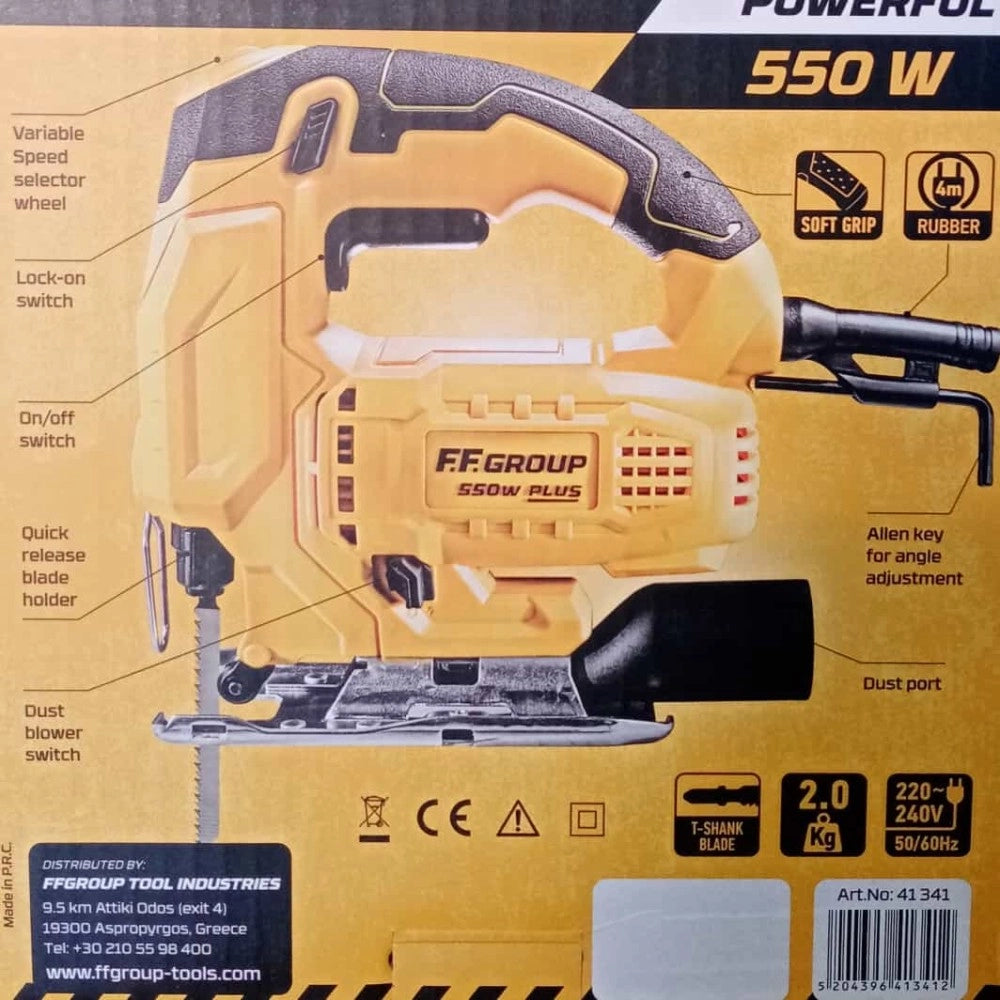 Ff group js 550 plus seghetto alternativo 400w per legno e ferro