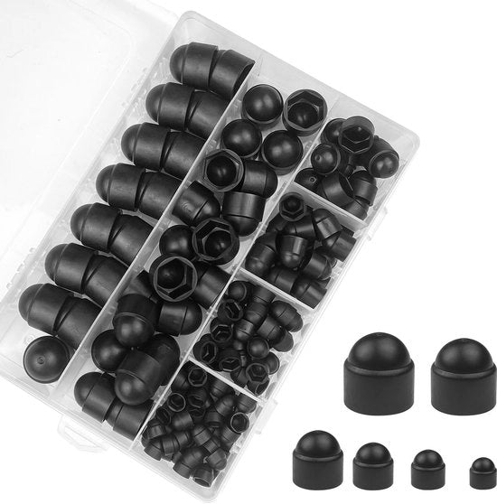 Doppi afida con materiale nylon, duraturo, colore nero, con moerafdekkingen