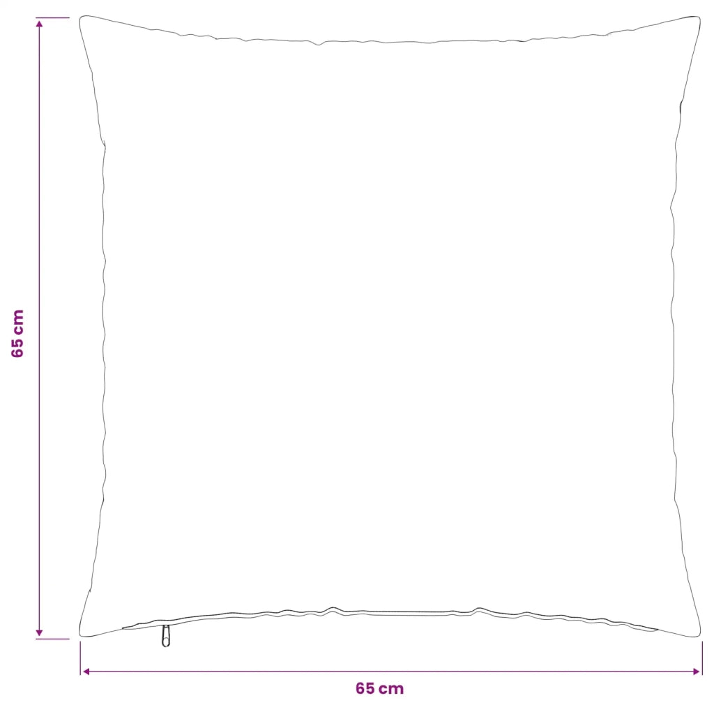 Federa 2 pcs HEERLEN Beige 65 x 65 cm Bouclé 912967