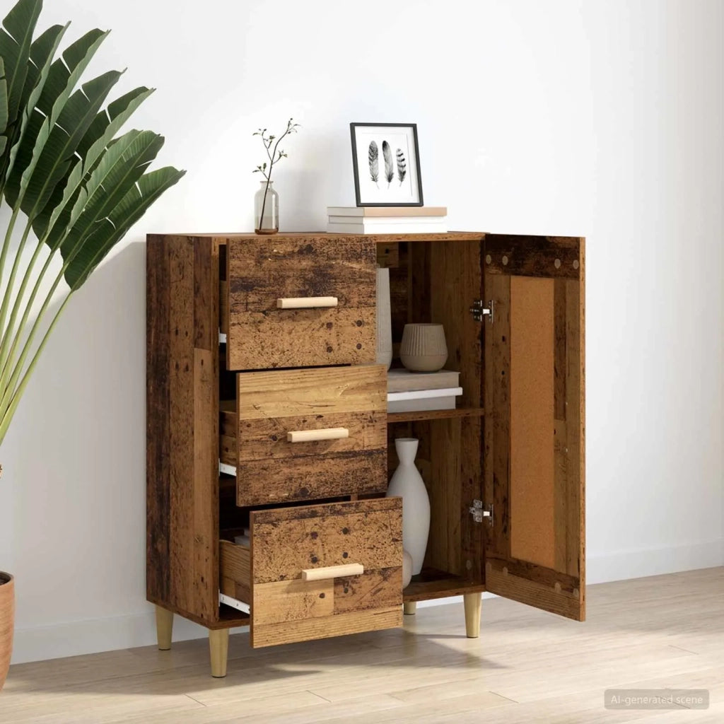 Credenza Legno antico 69,5 x 34 x 90 cm Legno ingegnerizzato 8009841