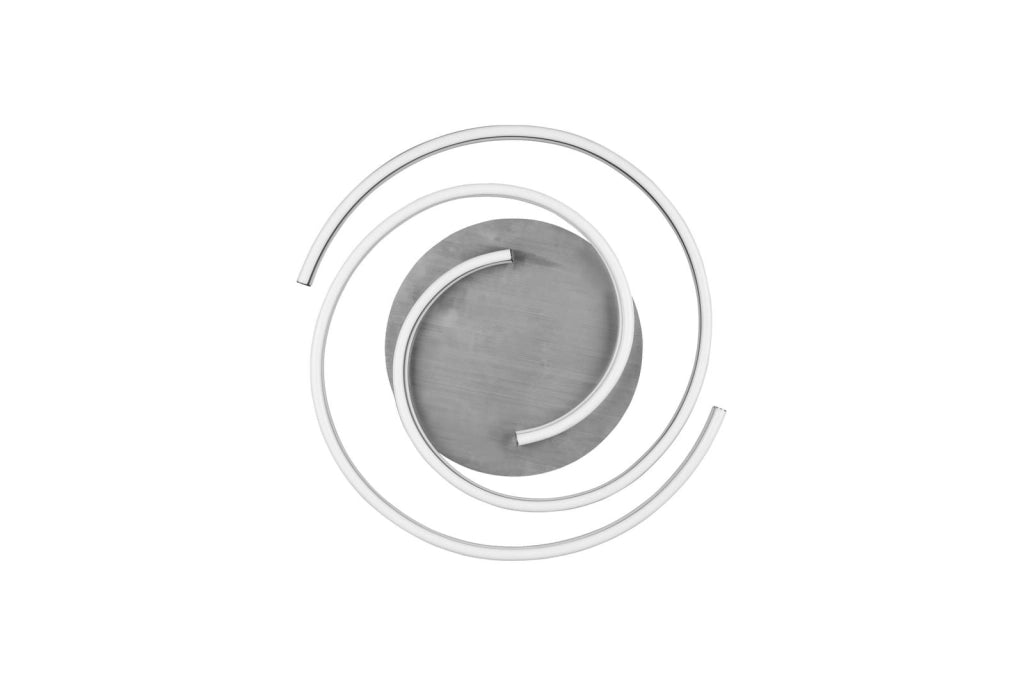 Plafoniera LED Trio Caya 50cm 58W cromo/nero 2700-6000K