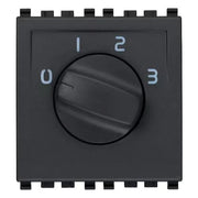 VIMAR EIKON - COMMUTATORE ROTATIVO 1P 6(3)A GRIGIO