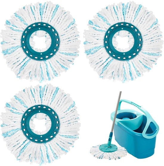 Accessori per asciugamano microfibra - testa per asciugare e pulire - sostituzione per spugna - 3 pezzi