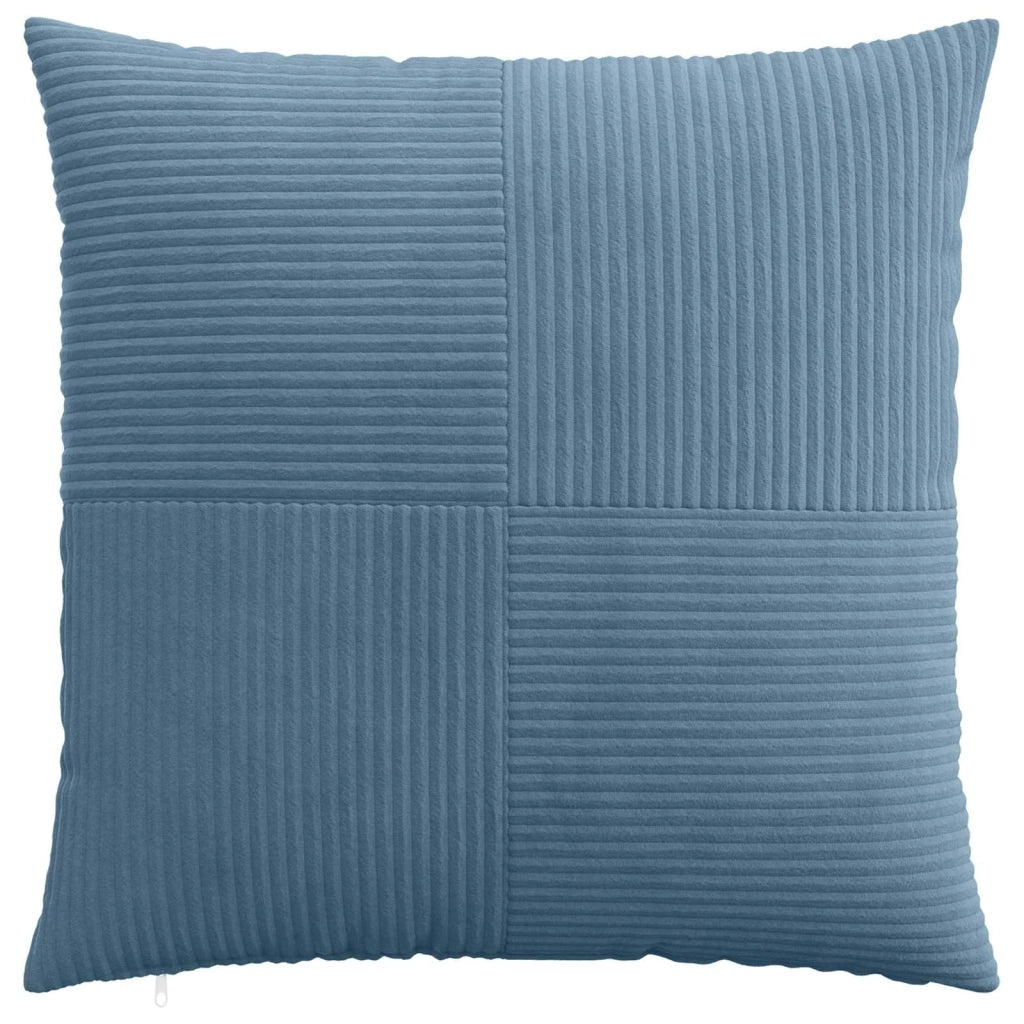 Federa 6 pcs ALMELO Blu 55 x 55 cm corduroy 915312